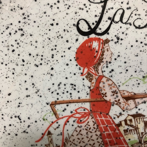 Vintage Reserved Decorative plate made in Italy - Picture 3 of 7